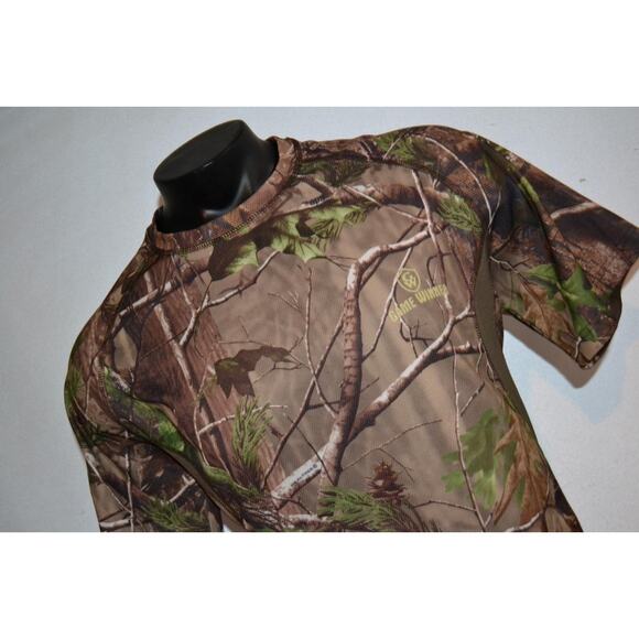 40911 Game Winner Hunting Athletic Shirt Realtree Green Polyester Size XL Mens - Picture 2 of 9